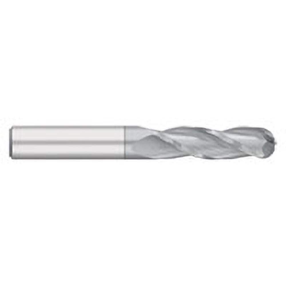 Titan USA - Ball End Mills; Mill Diameter (Inch): 1/4 ; Mill Diameter (Decimal Inch): 0.2500 ; Number of Flutes: 3 ; Length of Cut (Inch): 1 ; Length of Cut (Decimal Inch): 1.0000 ; Material: Solid Carbide - Exact Industrial Supply