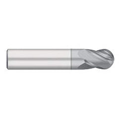 Titan USA - Ball End Mills; Mill Diameter (Inch): 5/8 ; Mill Diameter (Decimal Inch): 0.6250 ; Number of Flutes: 4 ; Length of Cut (Inch): 3/4 ; Length of Cut (Decimal Inch): 0.7500 ; Material: Solid Carbide - Exact Industrial Supply