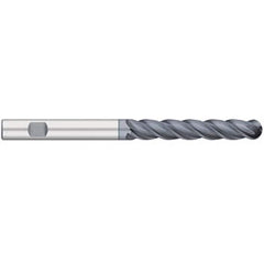 Titan USA - Ball End Mills; Mill Diameter (Inch): 1 ; Mill Diameter (Decimal Inch): 1.0000 ; Number of Flutes: 4 ; Length of Cut (Inch): 3 ; Length of Cut (Decimal Inch): 3.0000 ; Material: Solid Carbide - Exact Industrial Supply