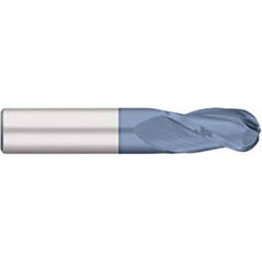 Titan USA - Ball End Mills; Mill Diameter (Decimal Inch): 0.4844 ; Number of Flutes: 3 ; Length of Cut (Inch): 1 ; Length of Cut (Decimal Inch): 1.0000 ; Material: Solid Carbide ; Overall Length (Inch): 3 - Exact Industrial Supply