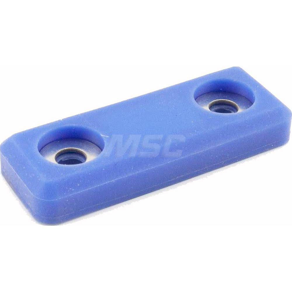 Catches; Type: Sealed Magnetic Catch; Length (mm): 45.00; Height (mm): 6.6000; Width (mm): 17.00; Finish/Coating: Blue; Magnetic Force: 4.4; Minimum Order Quantity: Silicone Rubber; Material: Silicone Rubber; Color: Blue; Material: Silicone Rubber