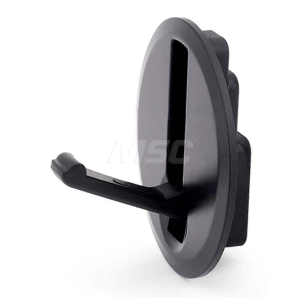 All-Purpose & Utility Hooks; Overall Length (Inch): 2-1/2; Finish/Coating: Matte Black; Maximum Load Capacity: 44.00; Additional Information: Diameter: 64 mm; Minimum Order Quantity: Zinc Alloy; Type: Round Retractable Recessed Hook; Material: Zinc Alloy;