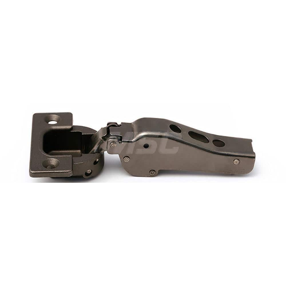 Free Swing Heavy-Duty Concealed Hinge: Steel & Zinc Alloy, Black Nickel Finish