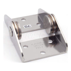 Torque Hinge: 6 Mounting Holes Stainless Steel, Polished Finish