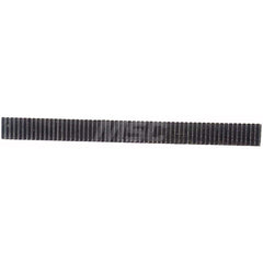 10mm Face Width 4' Long 303/316 Stainless Steel Gear Rack 0.75 Pitch, 20° Pressure Angle, Square