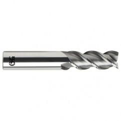 1/2" Dia. - 3" OAL - Carbide - Square End HP End Mill-3 FL - Eagle Tool & Supply