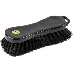 Scrub & Scouring Brushes; Type: Anti Static ESD Hand Scrub Brush; Bristle Material: Nylon; Bristle Length (Inch): 1-3/8; Overall Length (Decimal Inch): 8.27000; Head Width (Inch): 2-49/64; Block/Handle Material: Polypropylene; Color: Black; Flagged: No; B