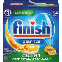 Dish Detergent; Form: Liquid; Container Type: Gelpac; Container Size (Lb.): 2.43; Scent: Orange; For Use With: Dish Detergent