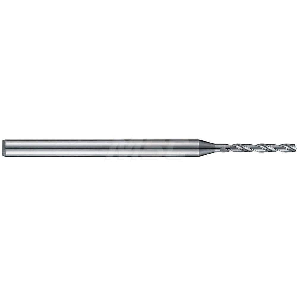 Micro Drill Bit: 0.1142″ Dia, 140 °, Solid Carbide Bright/Uncoated, RH Cut, Helical Flute, Series 6200 HP