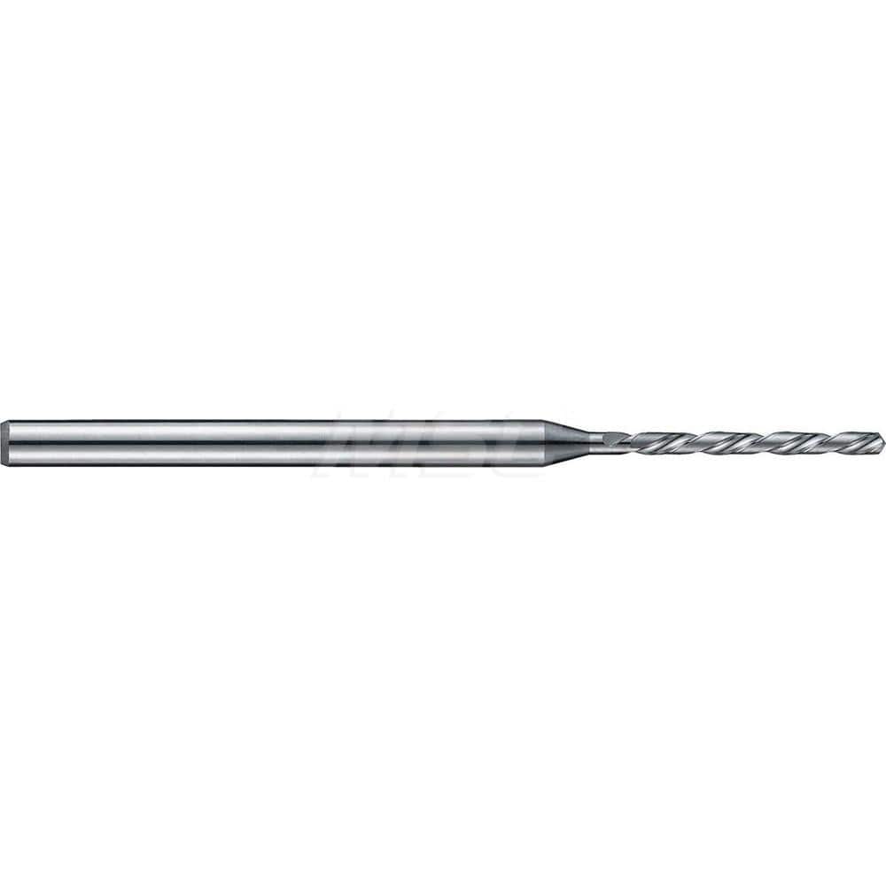 Micro Drill Bit: 0.061″ Dia, 140 °, Solid Carbide Bright/Uncoated, RH Cut, Helical Flute, Series 6220 HP