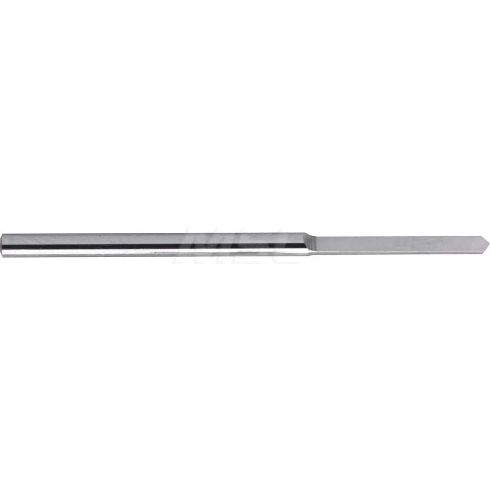 Gun Drill Bits; DrillType: Half-Round Single Lip Gun Drill; Drill Size (Inch): 0.0512; Drill Size (Metric): 1.300; Drill/Shank Material: Solid Carbide; Flute Length (Metric): 13.00; Depth of Cut (Metric): 13.00; Number of Flutes: 1; Coolant Hole Configura