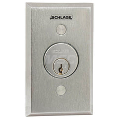 Key Switches; Switch Type: Flush Mount; Switch Sequence: On-Off; Contact Form: SPDT; Actuator Type: Switch; Key; Terminal Type: Spring; Voltage: 30; Material: Stainless Steel