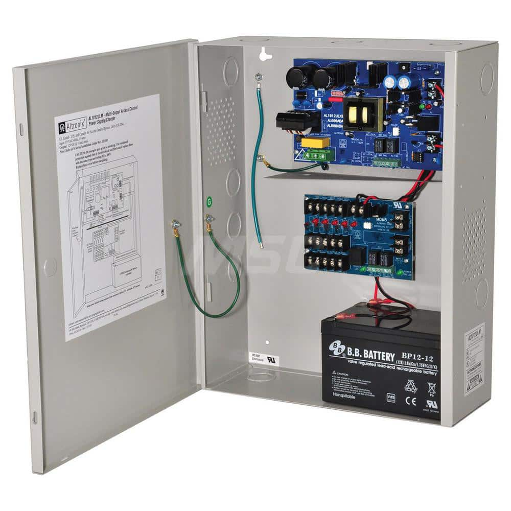 Electromagnet Lock Accessories; Type: Power Supply With Distribution Module; For Use With: Fire Alarm Control Panel; Material: Steel; Material: Steel; For Use With: Fire Alarm Control Panel; Type: Power Supply With Distribution Module; Accessory Type: Pow