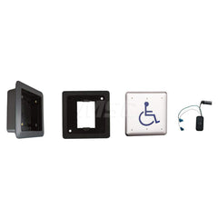 Electromagnet Lock Accessories; Type: Wireless Pushplate; For Use With: Touchless Actuators; Material: Stainless Steel; Material: Stainless Steel; For Use With: Touchless Actuators; Type: Wireless Pushplate; Accessory Type: Wireless Pushplate; Type: Wirel