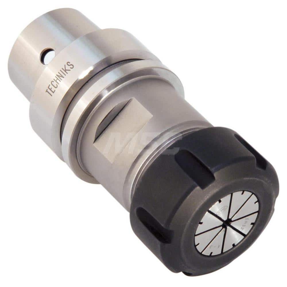 Collet Chuck: ER Collet, Taper Shank 60 mm Projection, Through Coolant