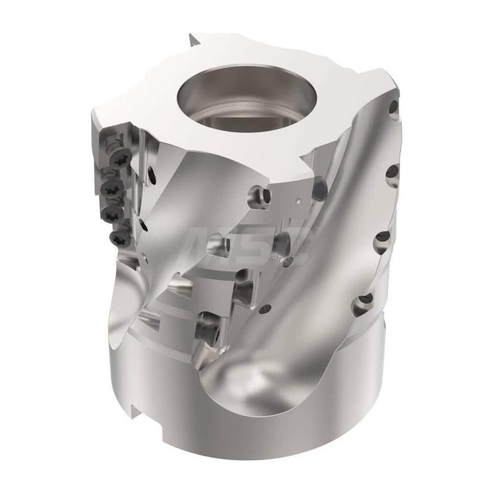 Indexable Square-Shoulder Face Mill:  R220.69-02.50-12L4BAN,  2-1/2'' Cut Dia,  1.0000″ Arbor Hole Dia,  1.7280″ Max Cutting Depth Uses  16,  XOMX1204 & XOEX1204 Inserts,  Through Coolant,  Series  R220.69