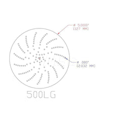 Hook & Loop Disc: 5″ Dia, 400 Grit, Coated, Aluminum Oxide A-Weighted