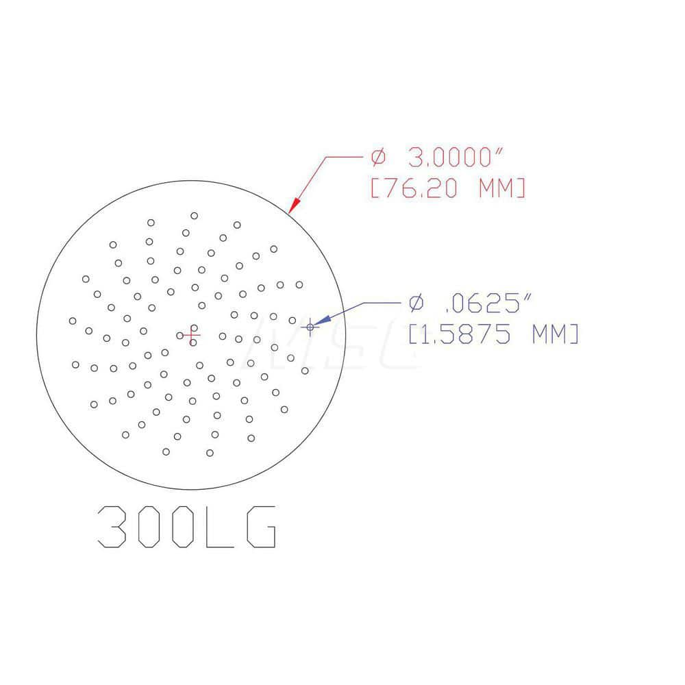 Hook & Loop Disc: 3″ Dia, 320 Grit, Coated, Aluminum Oxide C-Weighted