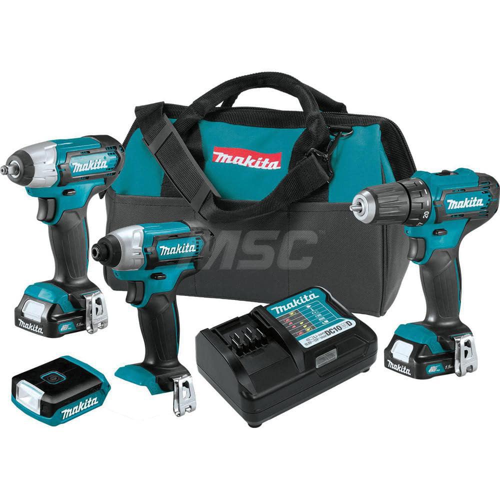 Cordless Tool Combination Kit: 12V