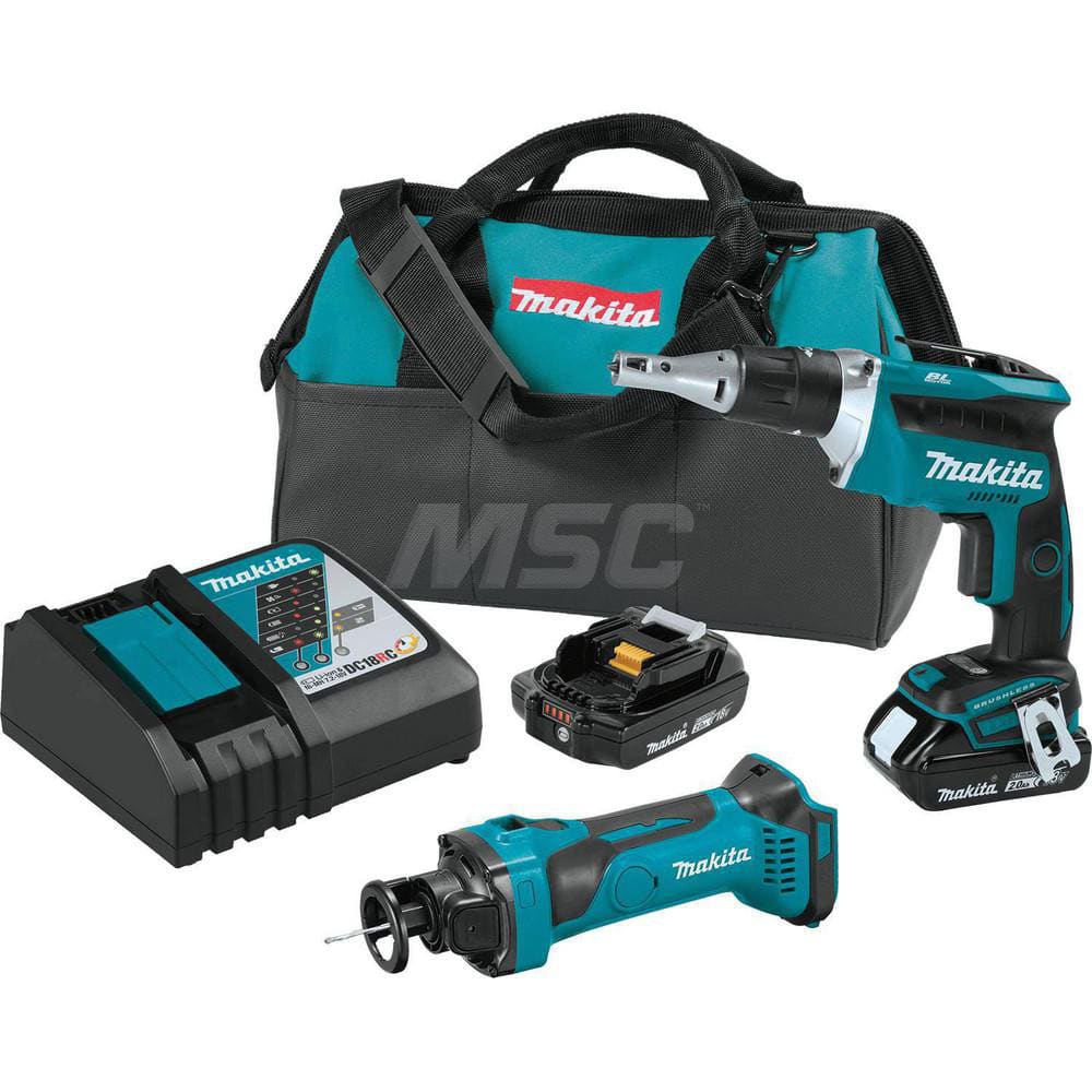 Cordless Tool Combination Kit: 18V