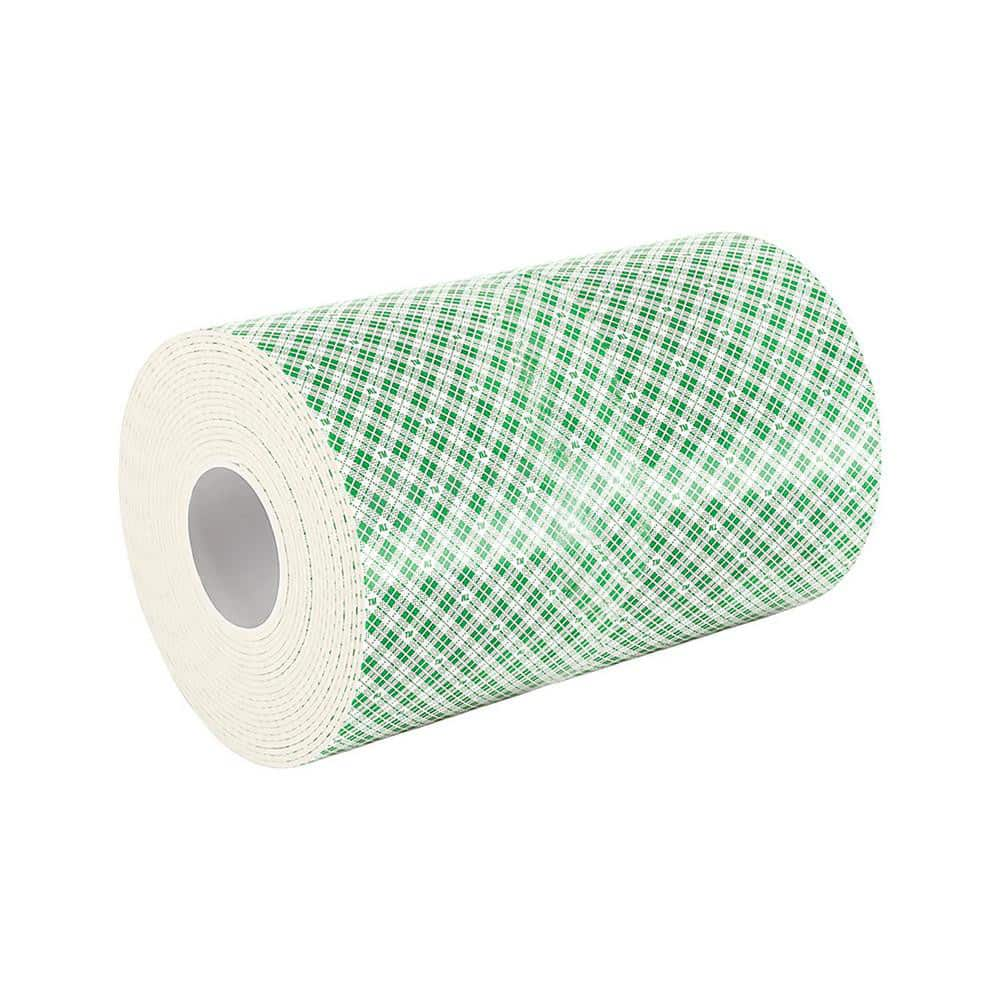 White Double-Sided Urethane Foam Tape: 2″ Wide, 5 yd Long, 31 mil Thick, Acrylic Adhesive