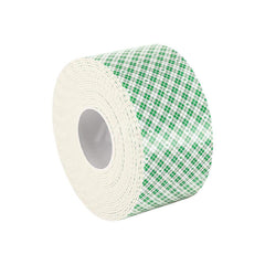 White Double-Sided Urethane Foam Tape: 6″ Wide, 5 yd Long, 250 mil Thick, Acrylic Adhesive