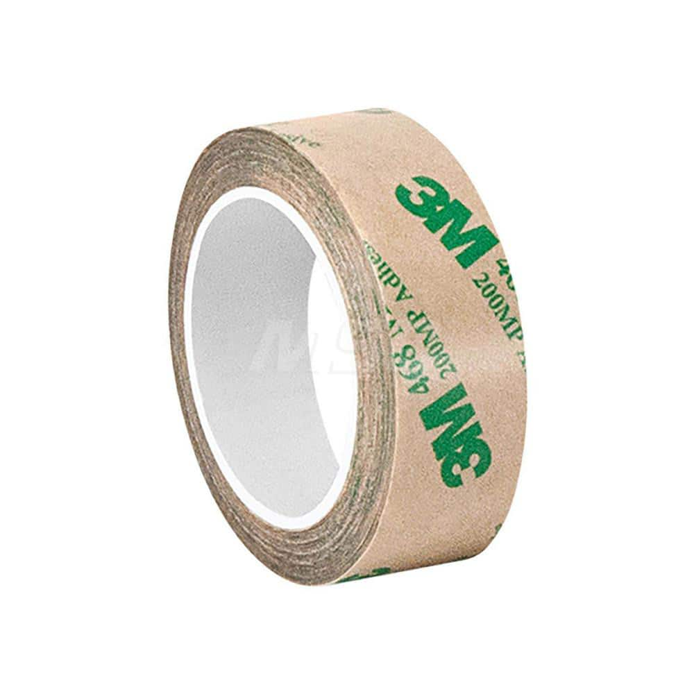 Adhesive Transfer Tape; Adhesive Material: Acrylic; Width (Inch): 3; Length (yd): 20.00; Thickness (mil): 5.2000; Minimum Operating Temperature (F): -40.000; Maximum Operating Temperature (F): 400.000; Color: Clear; Liner Material: Kraft Paper; Series: 46