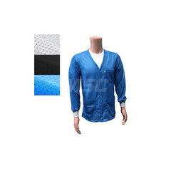 Smocks & Lab Coats; Garment Style: Smock; Material: Carbon; Size: 5X-Large; Color: Black; Sleeve Length: 24; Closure Type: Snaps; Chest Size: 58; Closure Locaton: Front; Features: Medium Weight; Chest Size (Inch): 58; Closure Location: Front
