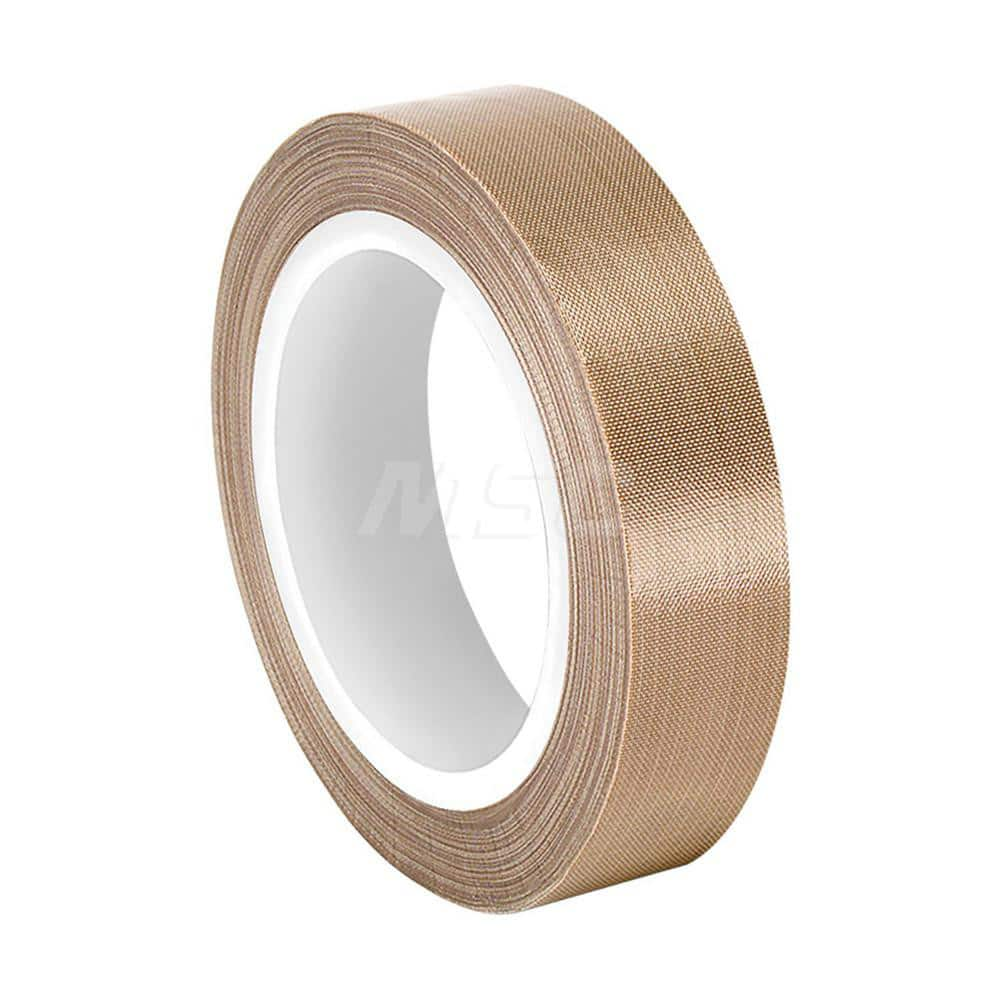 Glass Cloth Tape; Width (Inch): 1/2; Material Type: PTFE; Color: Natural; Adhesive Material: Silicone; Length (yd): 36.00; Thickness (mil): 10.0000; Tensile Strength (Lb./Inch): 225.00; Maximum Operating Temperature (F): 500.000