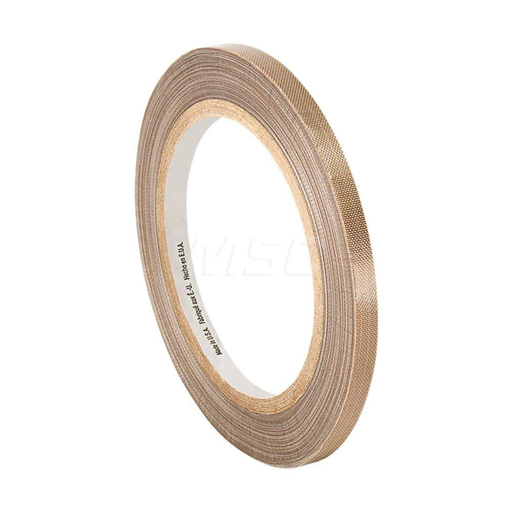 Glass Cloth Tape; Width (Inch): 3/4; Material Type: PTFE; Color: Brown; Adhesive Material: Silicone; Length (yd): 36.00; Thickness (mil): 5.6000; Tensile Strength (Lb./Inch): 100.00; Minimum Operating Temperature (F): -100.000; Maximum Operating Temperatu