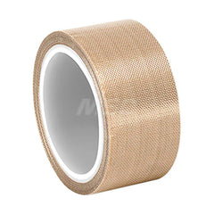 Glass Cloth Tape; Width (Inch): 3; Material Type: PTFE; Color: Light Brown; Adhesive Material: Silicone; Length (yd): 5.00; Thickness (mil): 4.5000; Tensile Strength (Lb./Inch): 110.00; Minimum Operating Temperature (F): -100.000; Maximum Operating Temper