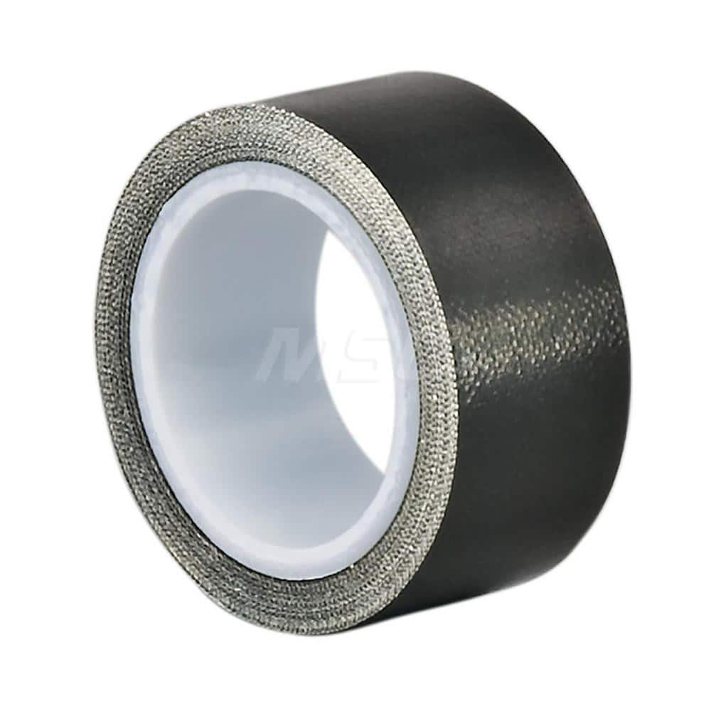 Glass Cloth Tape; Width (Inch): 2; Material Type: PTFE; Color: Black; Adhesive Material: Silicone; Length (yd): 5.00; Thickness (mil): 7.0000; Tensile Strength (Lb./Inch): 200.00; Minimum Operating Temperature (F): -100.000; Maximum Operating Temperature