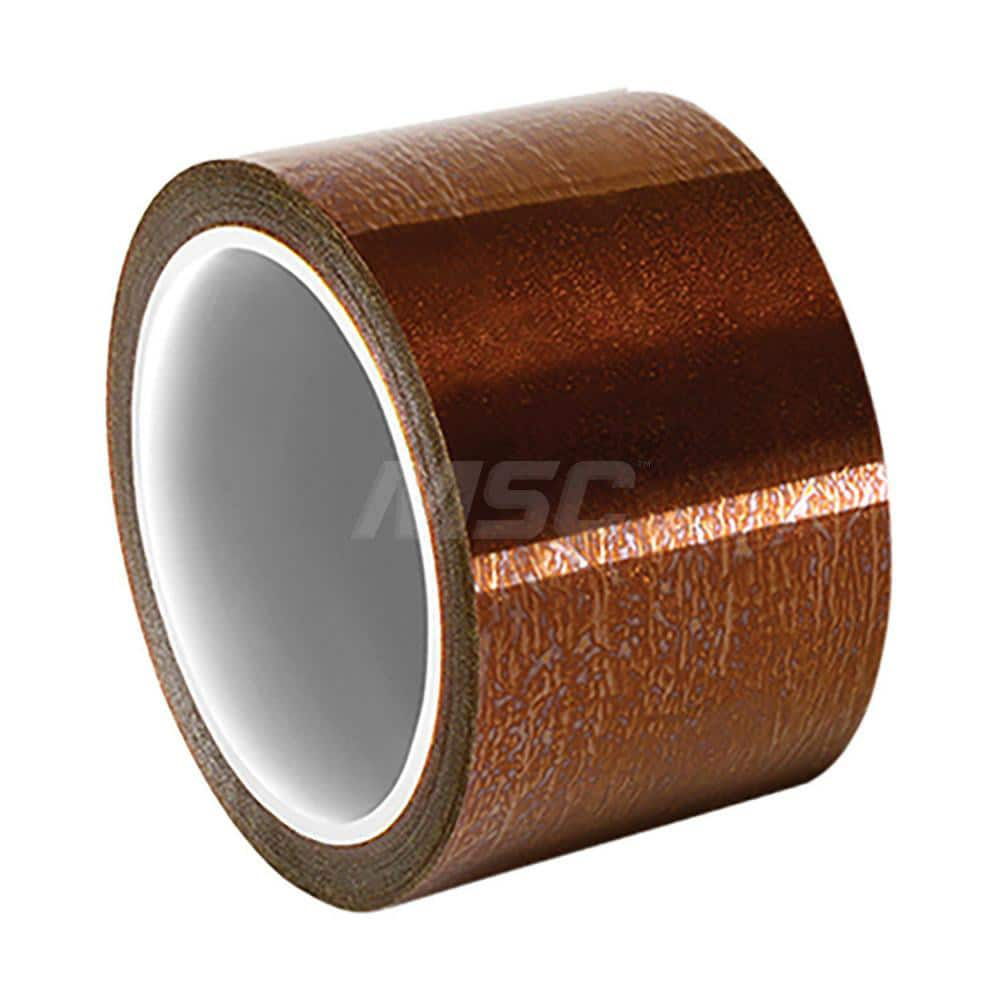 Polyimide Film Tape: 3″ Wide, 100' x 1 mil Thick Non-Adhesive, -40 to 450 ° F