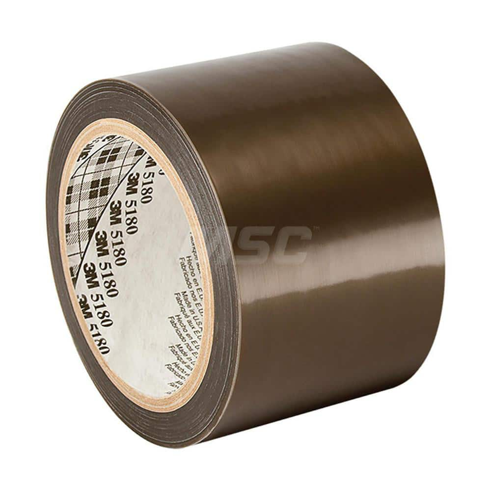 Polytetrafluroethylene Film Tape: 12″ Wide, 5 yd Long, 3.7 mil Thick 22 Lb/In Tensile Strength, Silicone Adhesive, 500 ° F