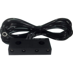 Grounding Cords; Anti-Static Equipment Compatibility: Anti-Static Floor or Table Mat; Cord Type: Wire Grounding Cord; Resistor: Yes; Color: Black; Cord Length: 15