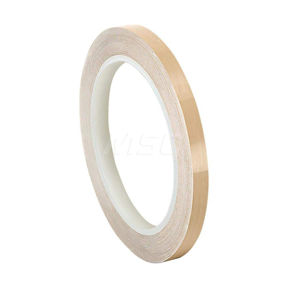 Polytetrafluroethylene Film Tape: 2″ Wide, 36 yd Long, 4 mil Thick 19 Lb/In Tensile Strength, Rubber Adhesive, 500 ° F