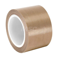 Glass Cloth Tape; Width (Inch): 2; Material Type: PTFE; Color: Natural; Adhesive Material: Silicone; Length (yd): 36.00; Thickness (mil): 3.0000; Tensile Strength (Lb./Inch): 70.00; Maximum Operating Temperature (F): 500.000