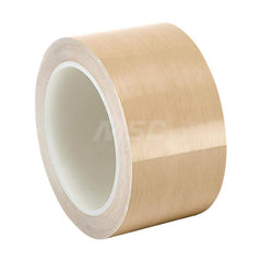 Polytetrafluroethylene Film Tape: 2″ Wide, 5 yd Long, 4 mil Thick 19 Lb/In Tensile Strength, Rubber Adhesive, 500 ° F