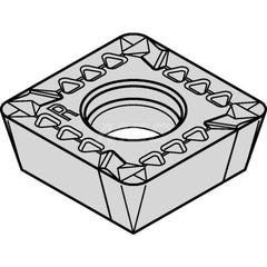 Milling Insert:  SDET120412PDELGB2,  KCK20B,  Solid Carbide N/A Finish,  0.5000″ OAW