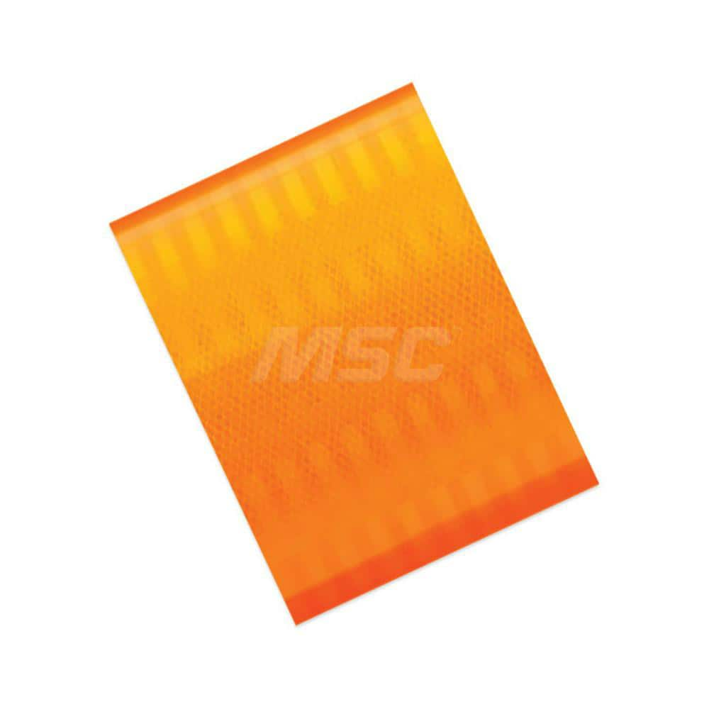 DOT Conspicuity Tape; Color: Fluorescent Orange; Tape Material: Reflective Sheeting; Width (Inch): 2; Length (Feet): 1