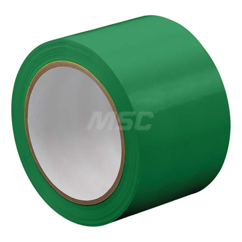 Packing Tape: 3/8″ Wide, 72 yd Long, Dark Green, Natural Rubber & Solvent-Based Adhesive Unplasticized Polyvinyl Chloride, 2.4 mil Thick, 42 lb/in Tensile Strength