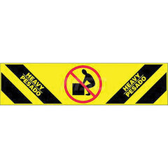 Care Instructions Label: ″Heavy/Pesado″, Rectangle, 8″ Wide, 2″ High Paper