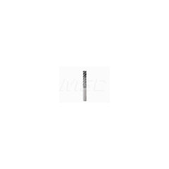 Corner Radius End Mill: 0.9843″ Dia, 4 Flutes, Solid Carbide 48 ° Helix, SIRON-A Coated, Corner Chamfer End, Centercutting, Series JS554