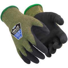 Helix Aramid and Steel Liner with Foam Nitrile Palm Dip Size XS