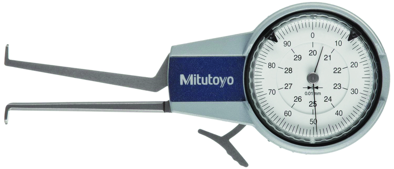 5 - 15mm Measuring Range (0.01mm Grad.) - Dial Caliper Gage - #209-301 - Eagle Tool & Supply