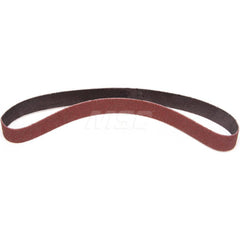 Abrasive Belt: 1/2″ Width, 24″ OAL, 120+ Grit, Ceramic Coated