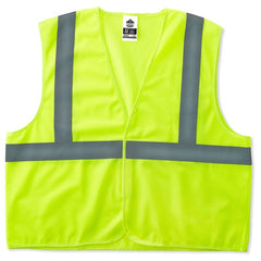8205HL XS Lime Super Econ Mesh Vest Type R Class 2 - Eagle Tool & Supply