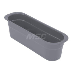 Cans, Pails & Tubs; Product Type: Tub; Volume Capacity Range: 0 - 6.5 gal; Body Material: Polypropylene; Volume Capacity: 6.5; Opening Type: Open Head; Color: Gray; Product Type: Tub; Material: Polypropylene; Volume Capacity (Gal.): 6.5; Color: Gray