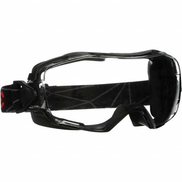 3M - Size L Clear Polycarbonate Anti-Fog Safety Goggles - Eagle Tool & Supply