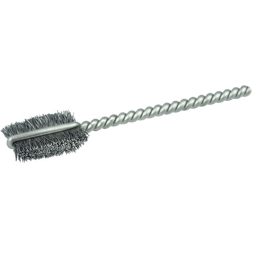 3/8″ Power Tube Brush, .005″ Stainless Steel Wire Fill, 9/16″ Brush Length - Eagle Tool & Supply